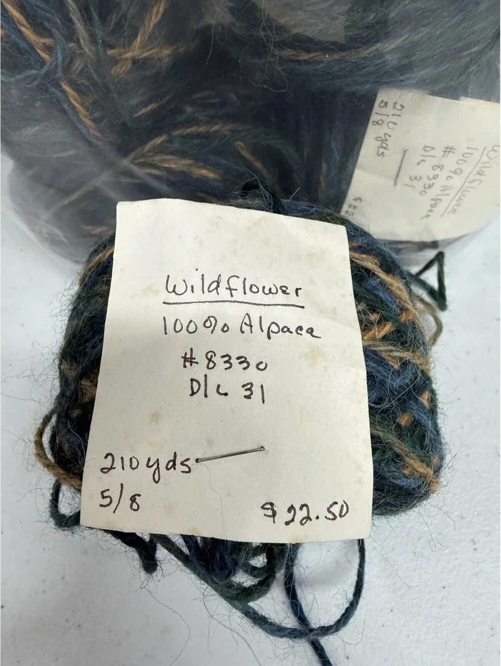 Knitting Designers 100% Alpaca Yarn Shade Wildflower 6 Skein Lot